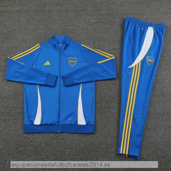 Nuevo Conjunto Completo Ropa Deportiva Con Cremallera Larga Boca Juniors 24/25 Azul Baratas